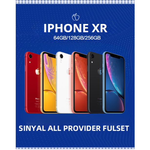 IP XR 256GB 128GB 64GB Second inter Normal Bekas kinophonecell Like New iphone xr
