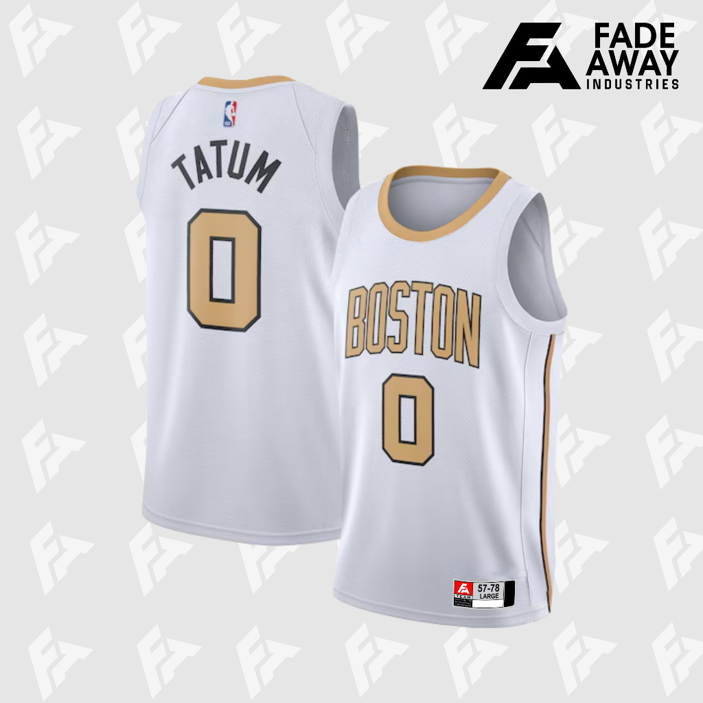 JERSEY BASKET TATUM #0 BOSTON CELTICS CITY EDITION WHITE