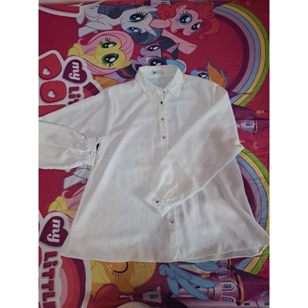 PRELOVED NOBBY KEMEJA PUTIH SIZE L