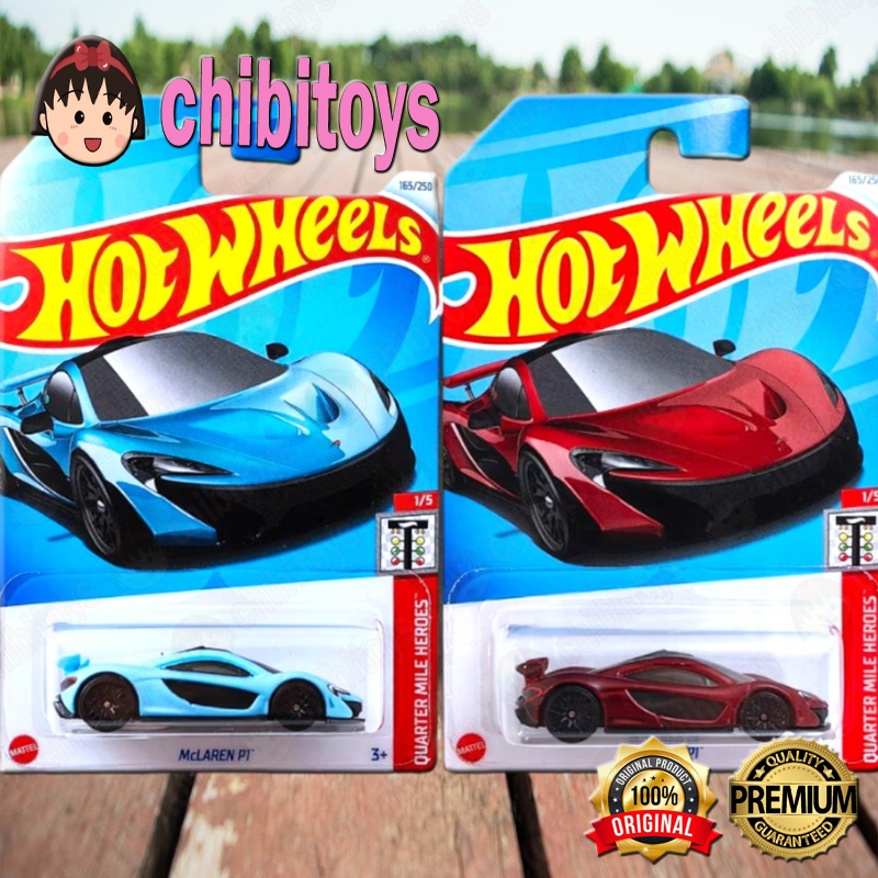 Hot Wheels Mclaren P1 Maroon Biru F1 Gt-R Senna Diecast Exotic Sport Car
