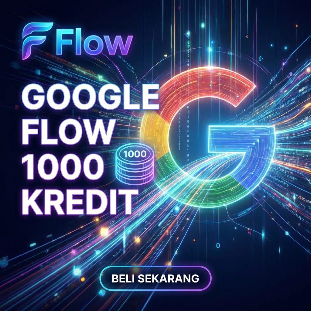 Flow 1000 kredit Veo 3 dan gemini pro