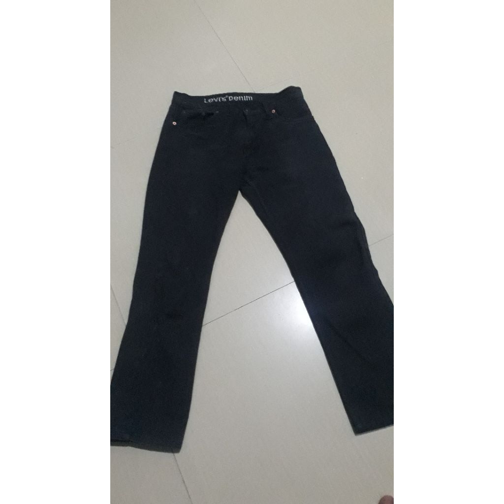 celana jeans levis 505 black