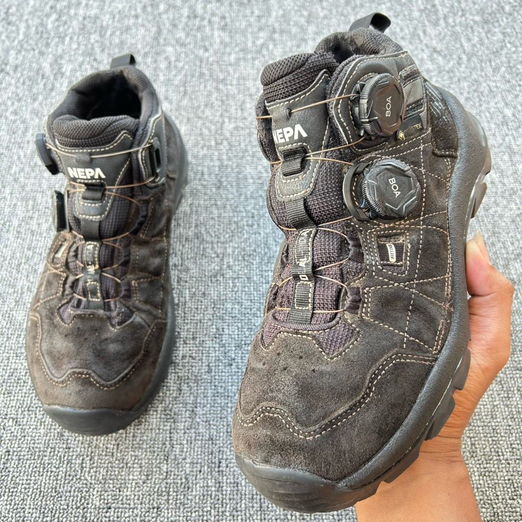 Sepatu Hiking NEPA Canneto Traction Double BOA System Size 39 Panjang Insole 24.5 cm