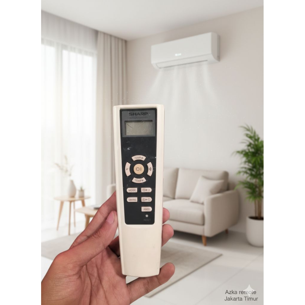 REMOTE REMOT AC SHARP CRMC-A863JBEZ ORIGINAL ASLI DEVI