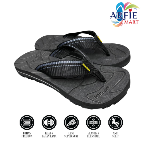 SANDAL JEPIT GUNUNG LEVIS PRIA ADVENTURE OUTDOOR JAPIT 2 WARNA KARET TIDAK LICIN TERMURAH RINGAN DAN