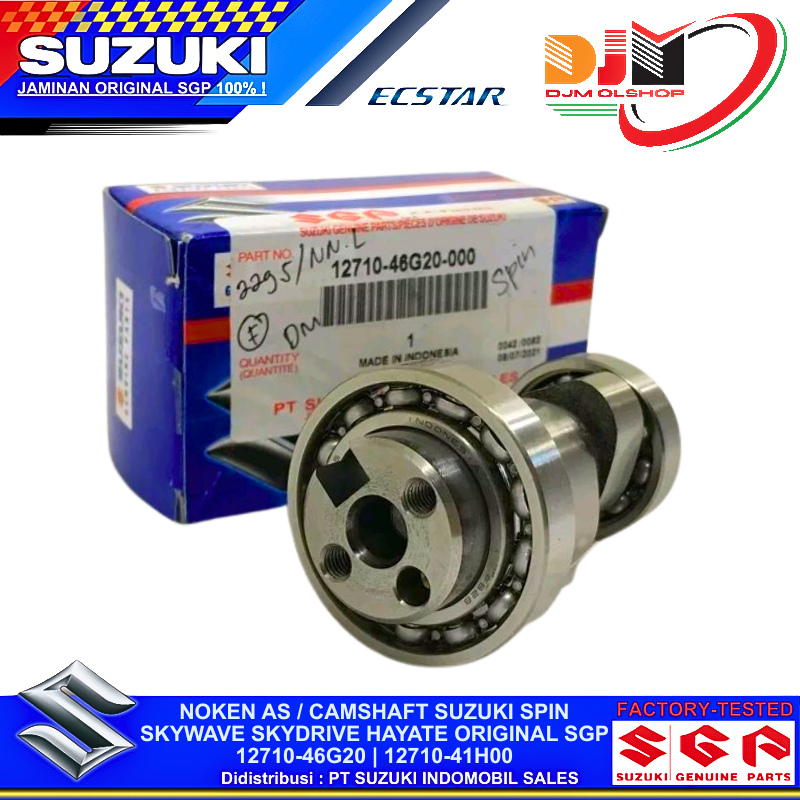 Noken As / Camshaft Suzuki Spin Skywave Skydrive Hayate Original SGP 12710-46G20 | 12710-41H00