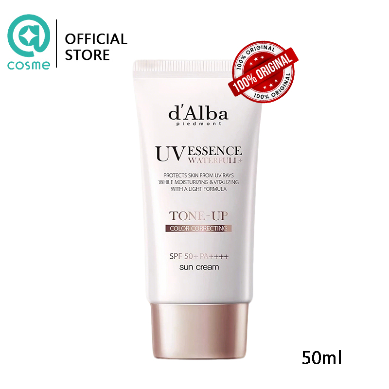 d'Alba Waterfull Tone-Up Sunscreen SPF 50+ & d'Alba Waterfull Essence Sunscreen SPF 50+