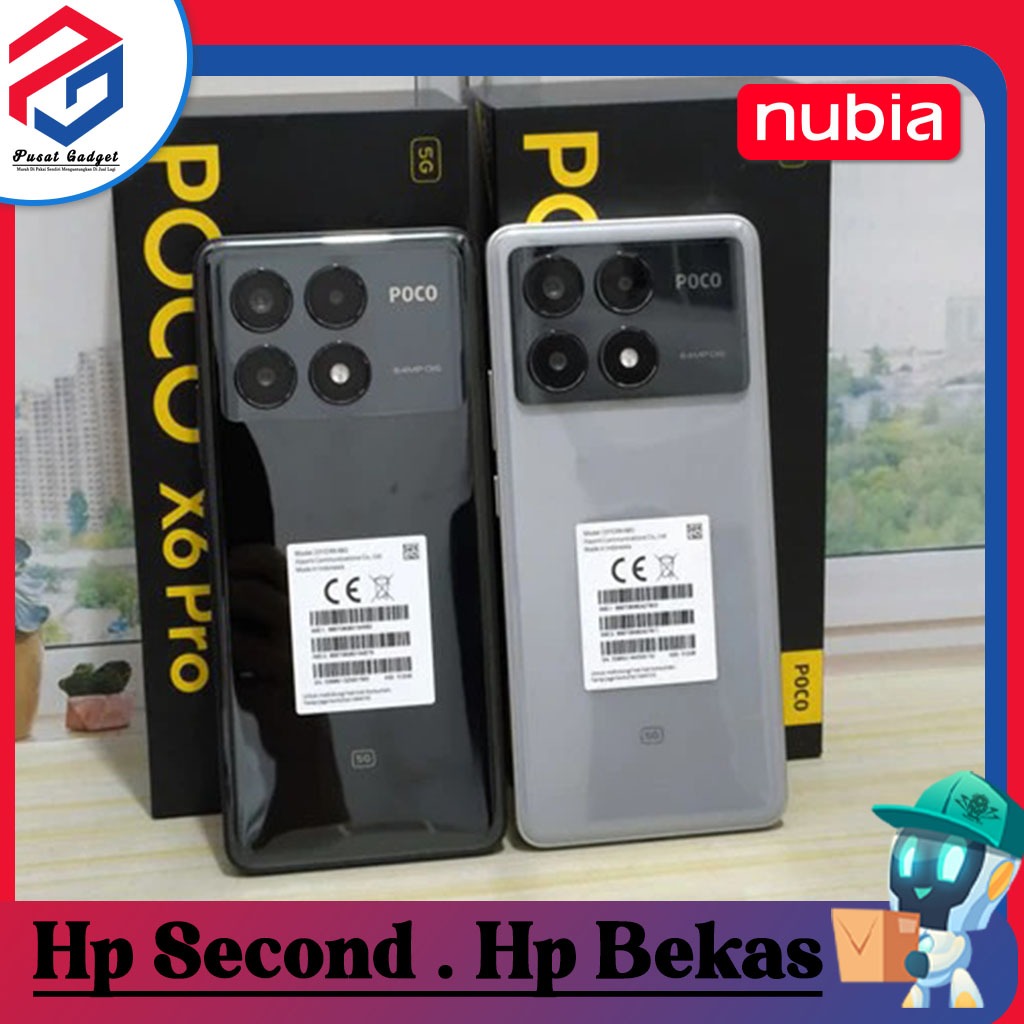 Xiaomi Poco X6 Pro 5G Ram 12 Rom 512GB Second Pusat Gadget