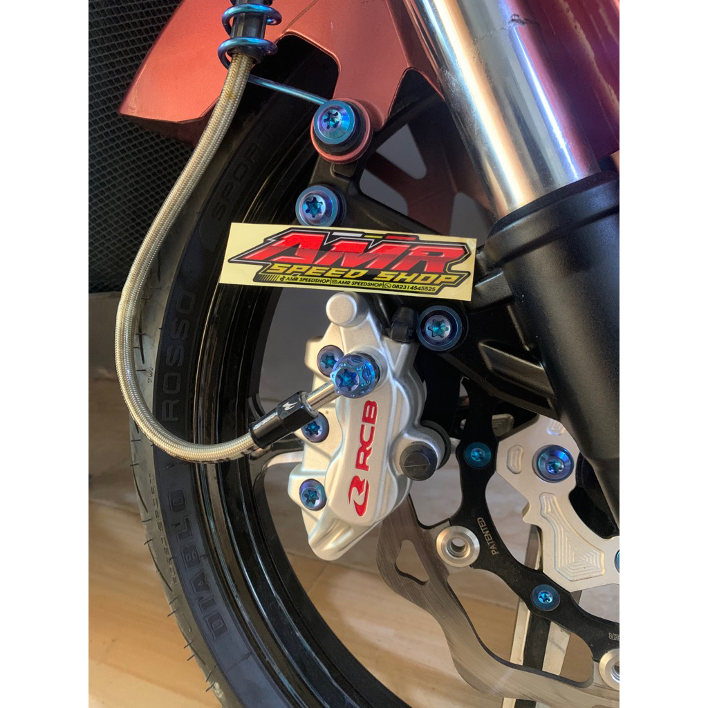 paket baut titanium kaliper rcb