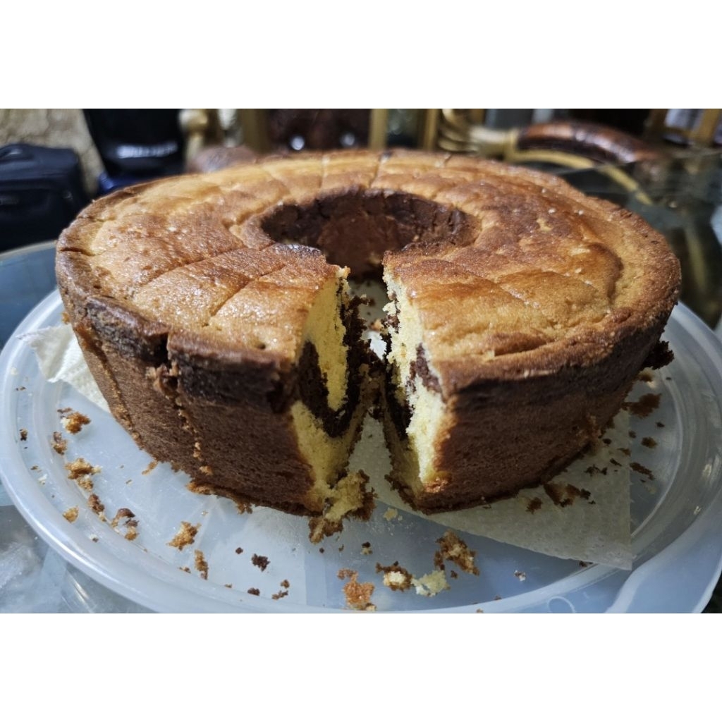 Marmer Butter Cake Premium / Kue Marmer Butter Premium / Kue Marble