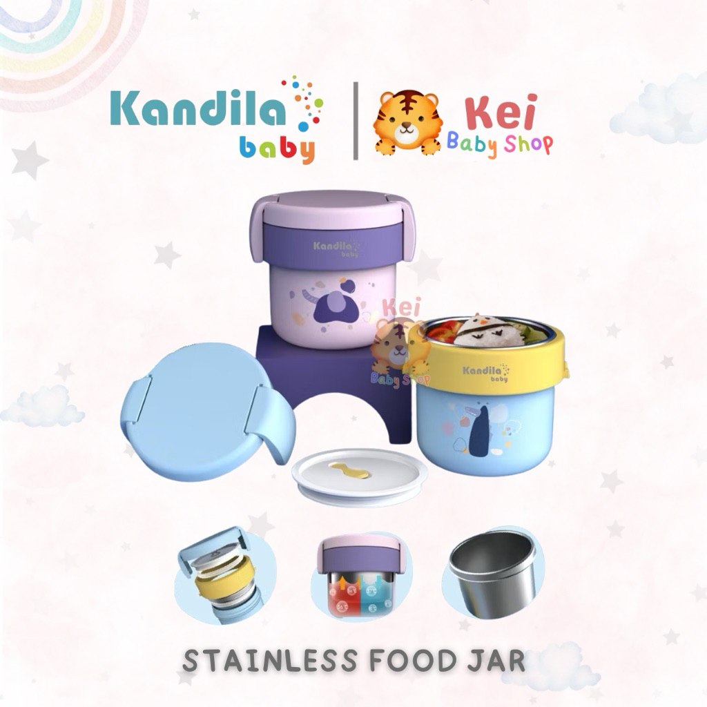 Kandila Stainless Food Jar 450ml KDL022-7 Termos Makanan