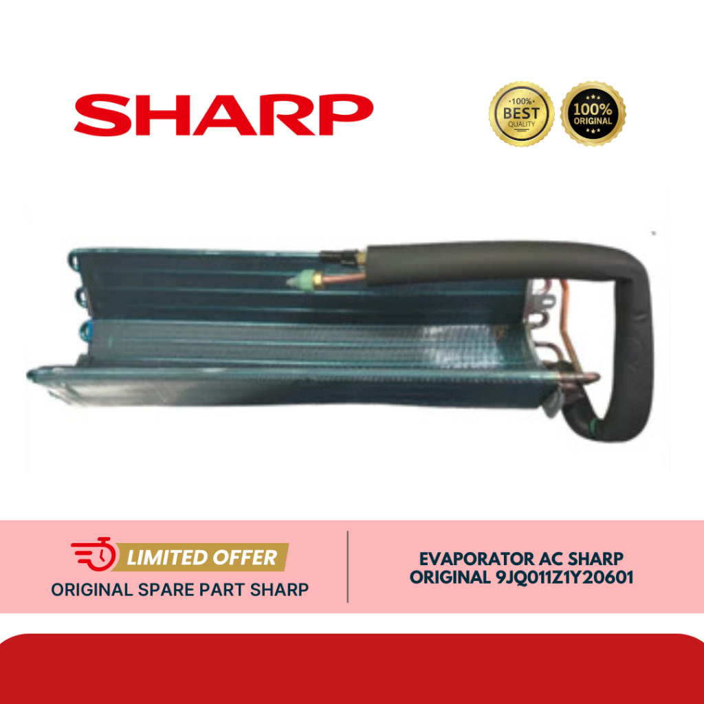 EVAPORATOR AC SHARP 1/2 PK AH-A5UCY ORIGINAL 9JQ011Z1Y20601