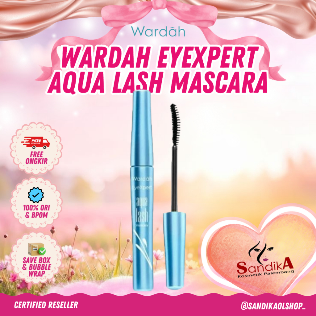 Wardah Eyexpert Aqua Lash Mascara/Maskara Wardah/maskara waterproof