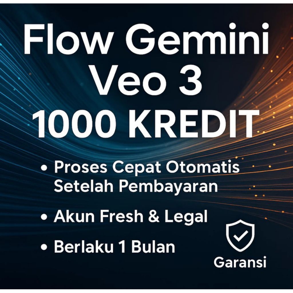 Flow AI Veo 3 - 1000 Kredit | 1 Bulan | Email Gmail dari penjual
