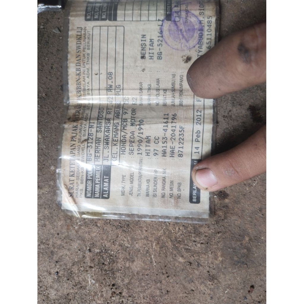 mesin honda win original copotan