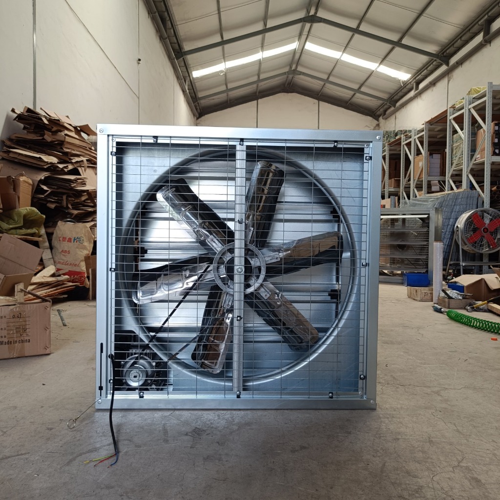 BLOWER EXHAUST FAN BOX INDUSTRIAL 50 INCH STAINLESS STEEL UNTUK KANDANG AYAM CLOSE HOUSE | GUDANG | 
