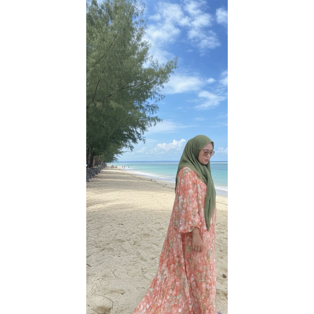 PL gamis ceruty plisket motif premium