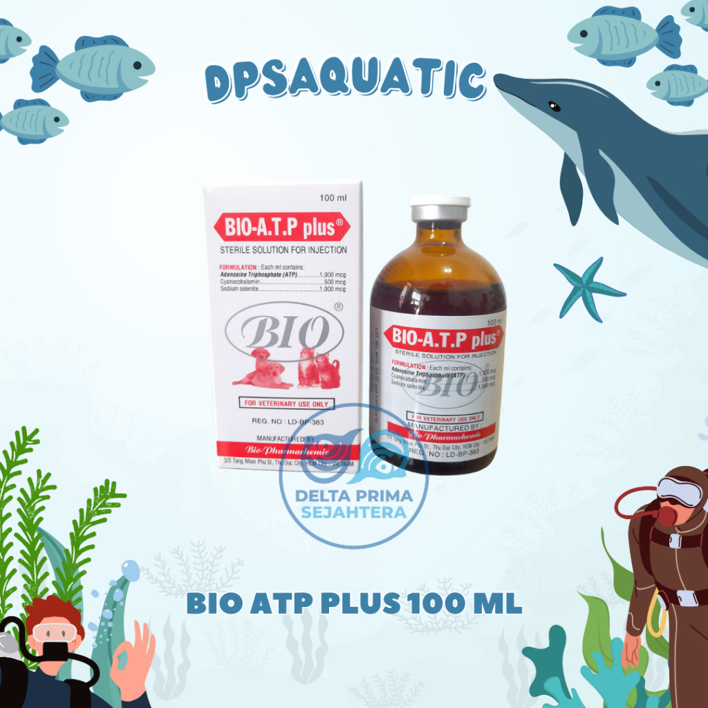 BIO ATP PLUS 100 ML - Vitamin Lengkap Plus ATP Untuk Energi Ternak.