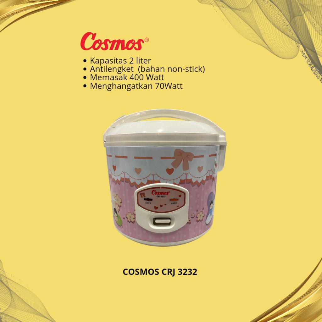 RICE COOKER COSMOS CRJ 3232