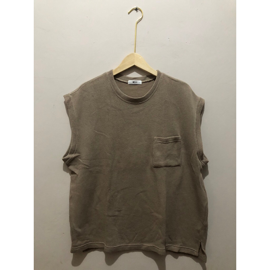 Preloved Vest Wego Coklat