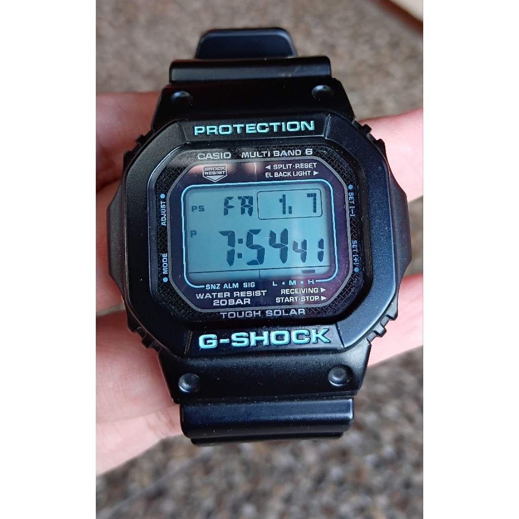 Casio G-Shock GW-M5610BA Tough Solar Second/Bekas/Preloved