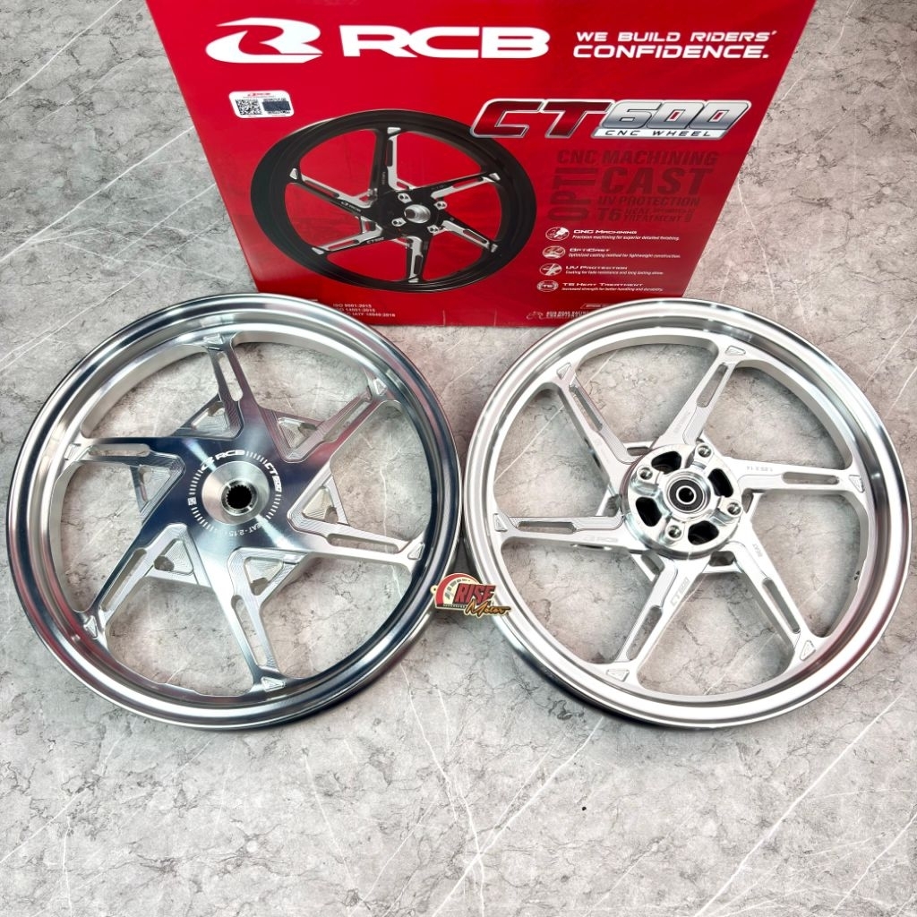 VELG RCB RACING BOY CT 600 BEAT 14 X 185 X 215 SILVER