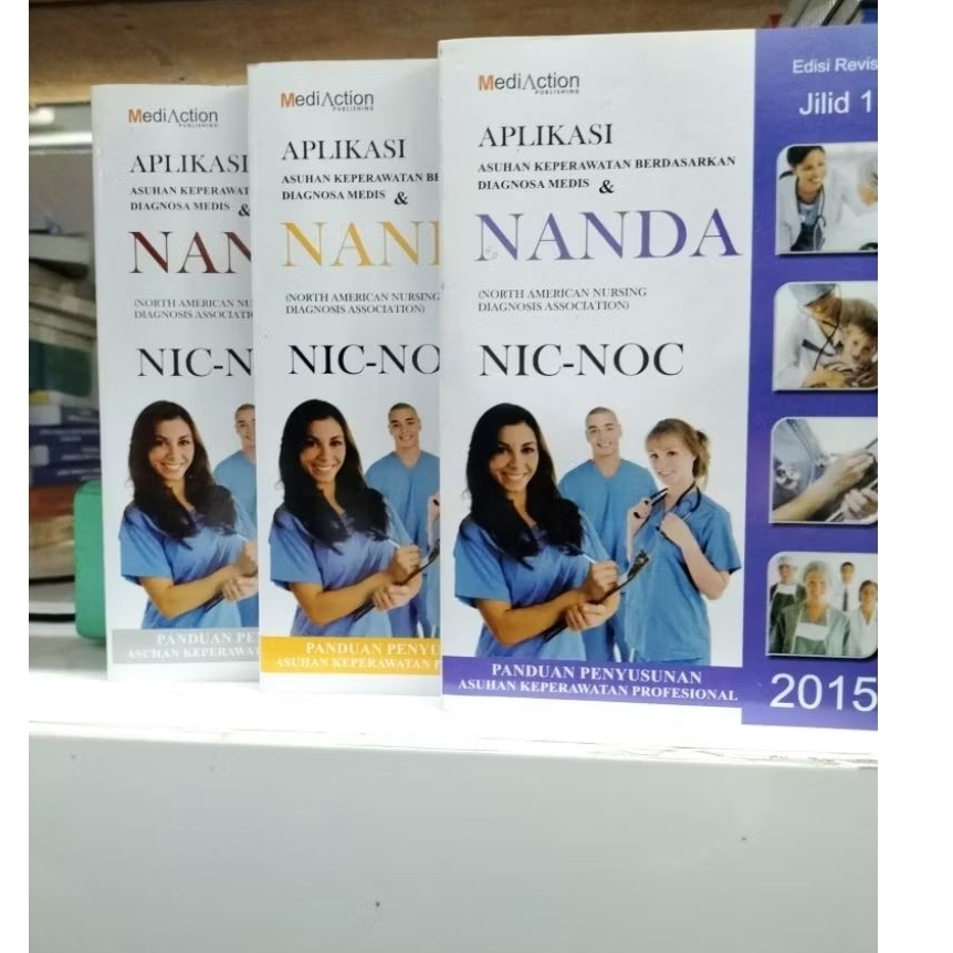 paket 3 buku .aplikasi NANDA NIC-NOC.edisi revisi.