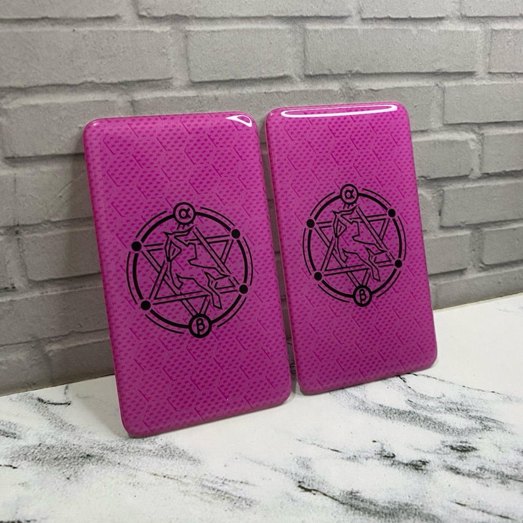 Akrilik Printing Uv M200 Backdoor Motif Pink LG Hitam