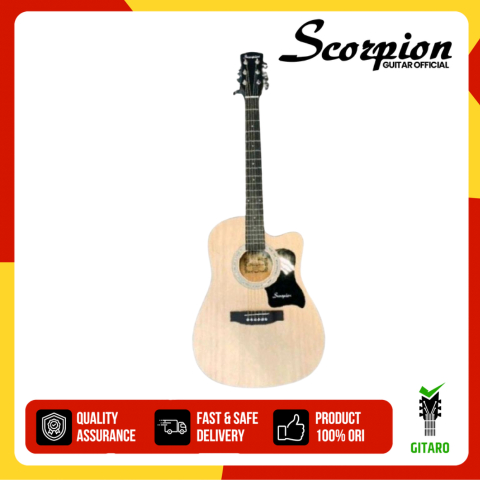 Gitar Akustik Scorpion SA80C Gitar Scorpion SA 80C Akustik String