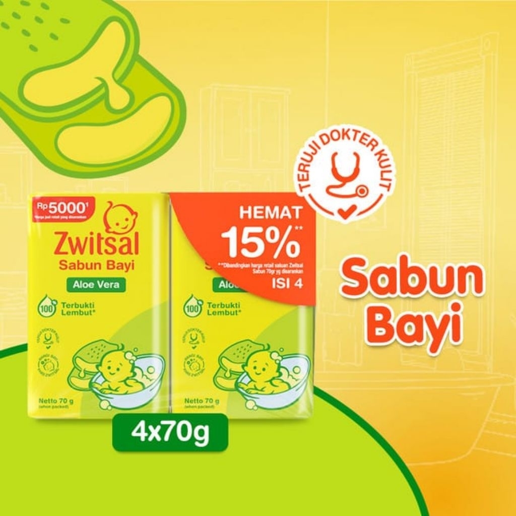 Zwitsal sabun bayi zwitsal sabun mandi barang 70g