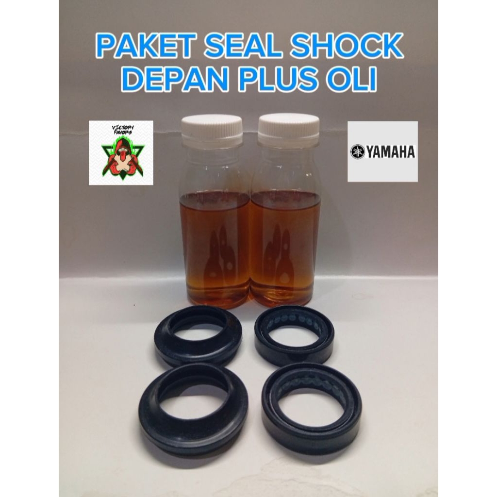 PAKET SEAL SHOCK DEPAN PLUS OLI SHOCK YAMAHA