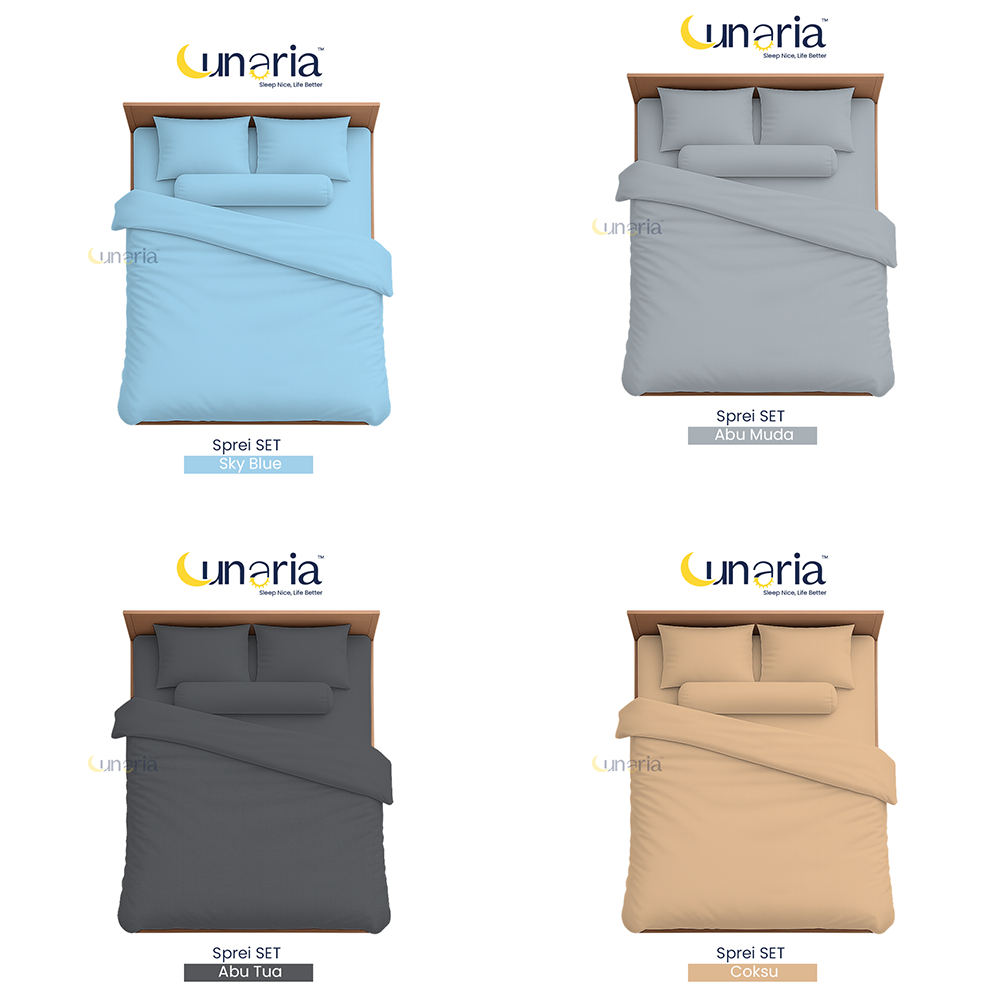 Sprei Set Polos - Sprei Sudut Karet 180x200 160x200