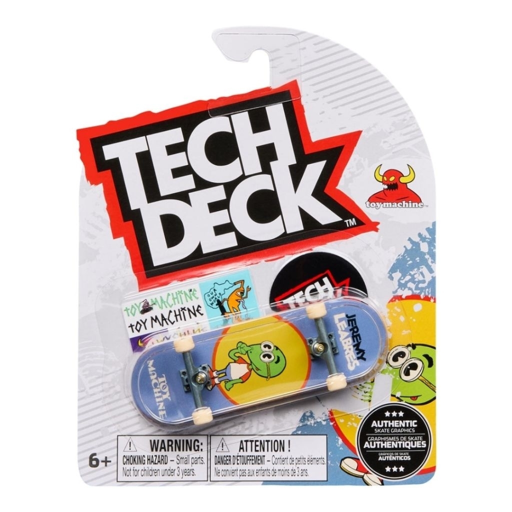 Tech Deck Toy Machine Jeremy Leabres | ToyMachine Skateboard Series Original Spin Master Rare Collec