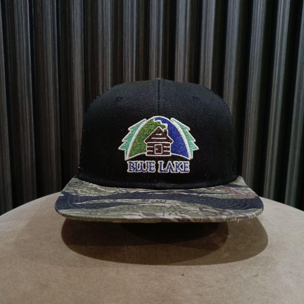 Topi Snapback Blue Lake Camo Tiger Stripe
