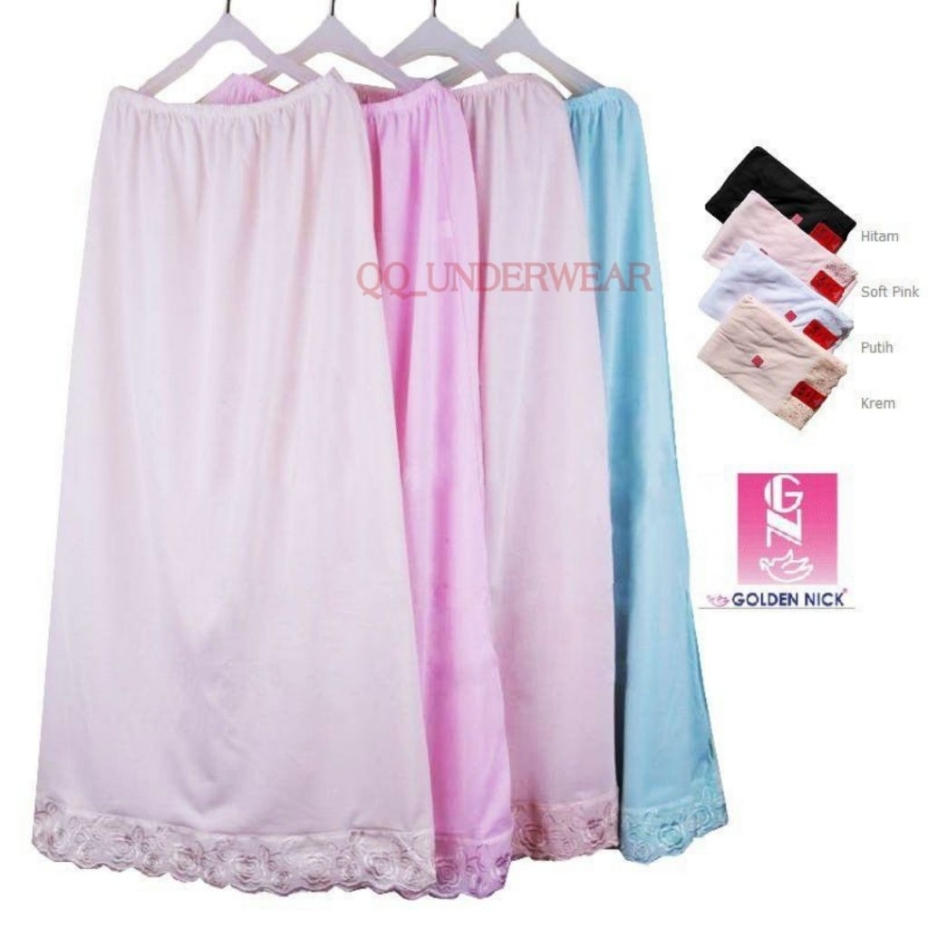 Androk Dalaman Panjang Golden Nick Katun / Celana Dalaman Rok Panjang Golden Nick Terlaris