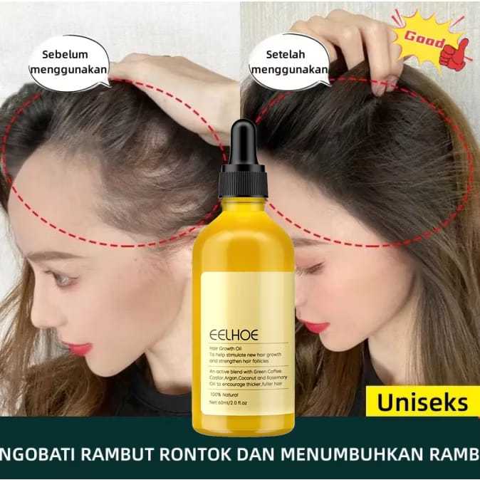 Minyak Rambut Penumbuh Botak Rosemary Argania Spinosa 60ml Minyak Kelapa Minyak Mineral