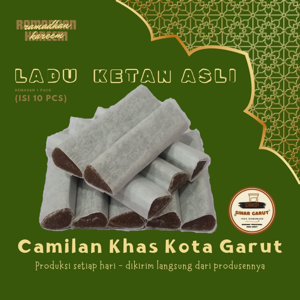Ladu Ketan - 1 Pack (isi 10pcs) - Camilan Khas Kota Garut