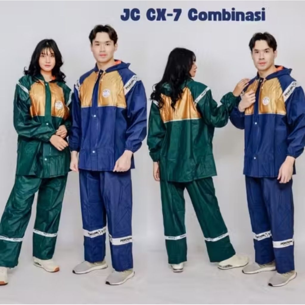 jas hujan penguin's setelan CX KOMBINASI XXXL