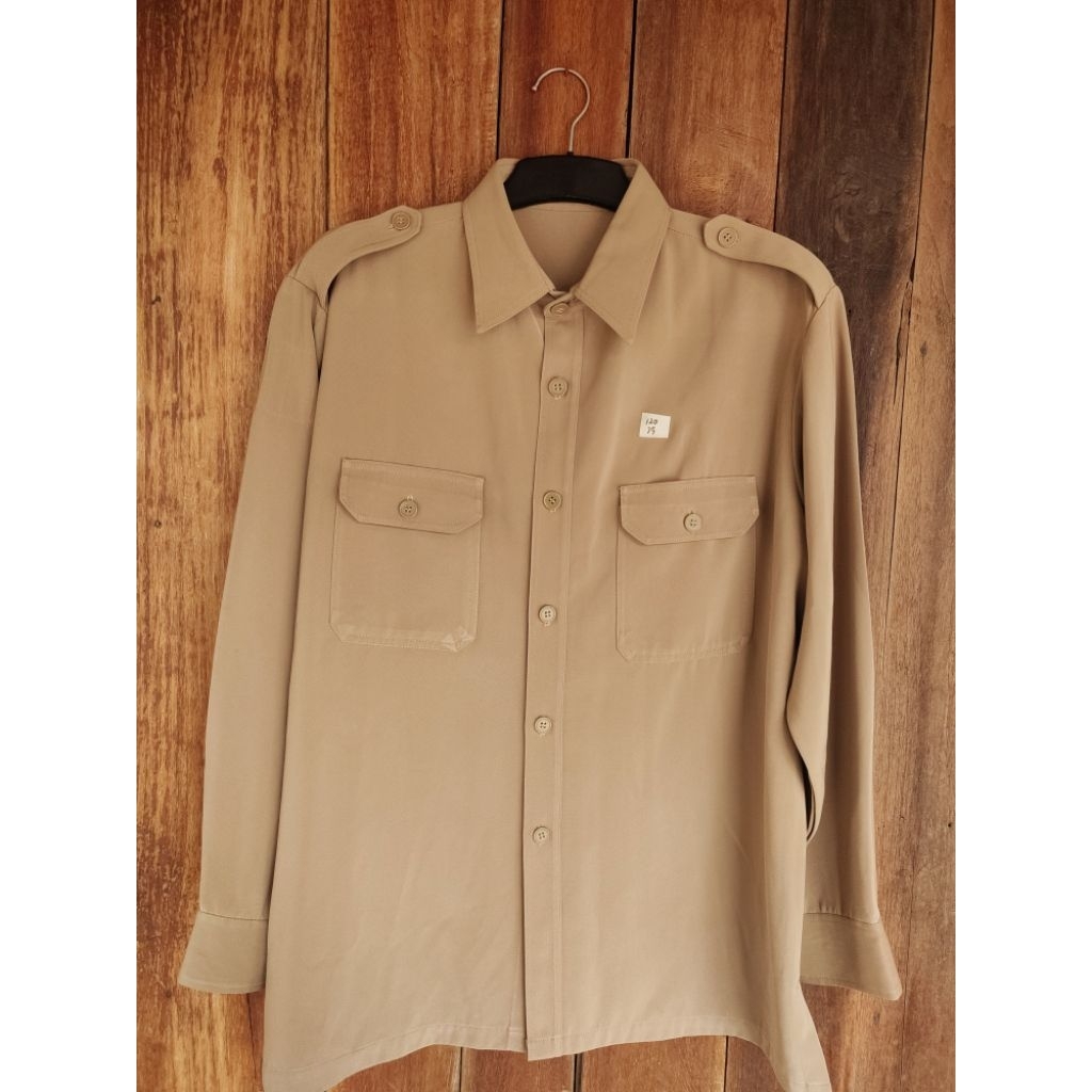 baju pdh PNS ukuran XL ld 120