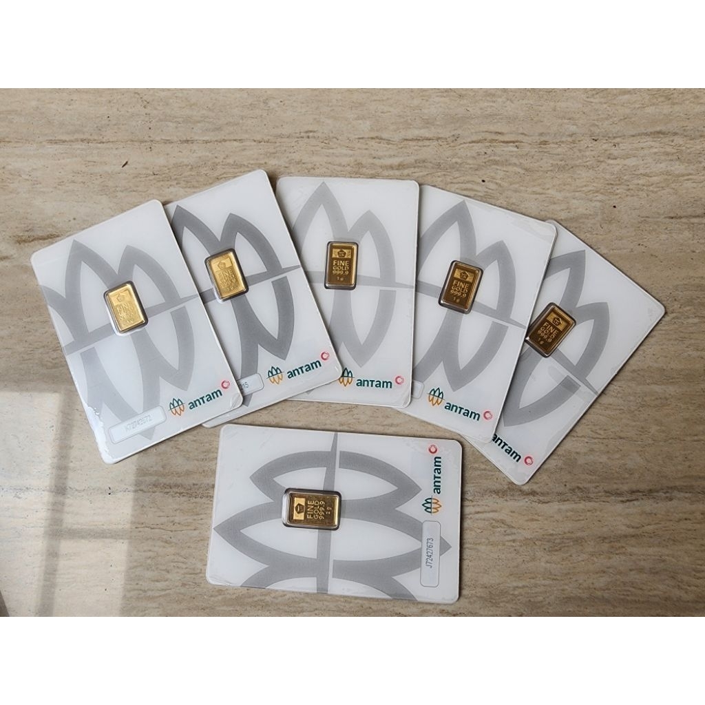 Antam logam mulia 1gram Certieye thn 2023