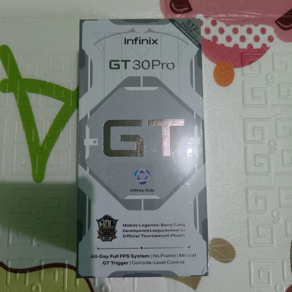 Infinix GT 30 Pro 5G blade white silver 12/512 GB BNIB segel new garansi resmi no repack 12GB 512GB 