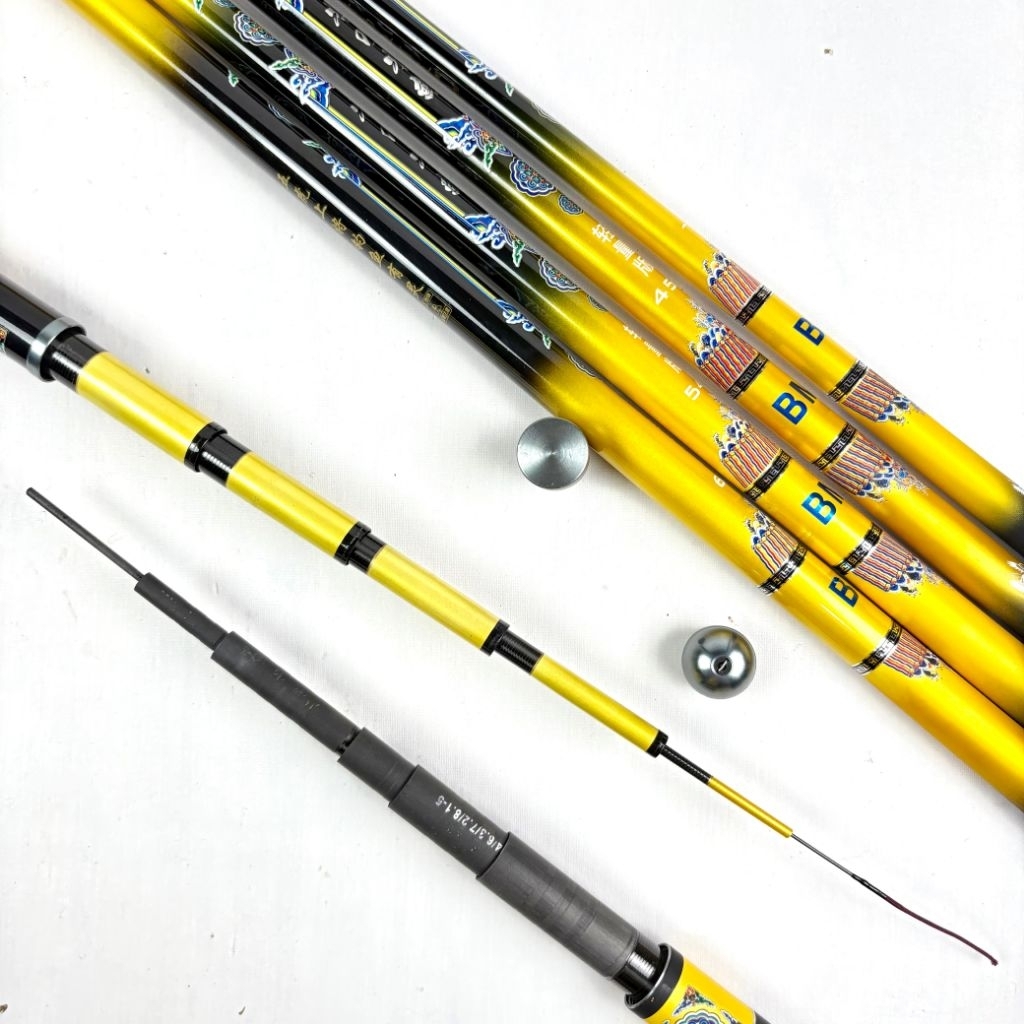 Benmuli Joran Tegek Ruas Panjang 360-810 Rod Pancing High Quality Carbon