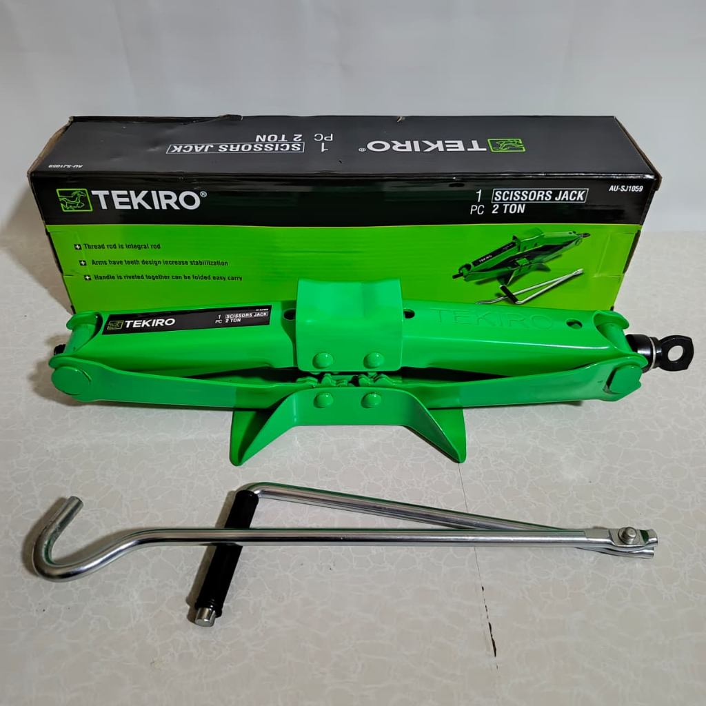 Tekiro Dongkrak Jembatan 1 / 2  Ton Mobil Car Scissors Jack Alat Dongkrak Gunting Dongkrak untuk per