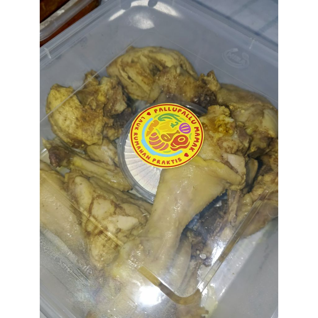 UNGKEP (FROZEN) | Ayam ungkep utuh | Paha | Sayap | Leher | Hati ampela | Extra sambel
