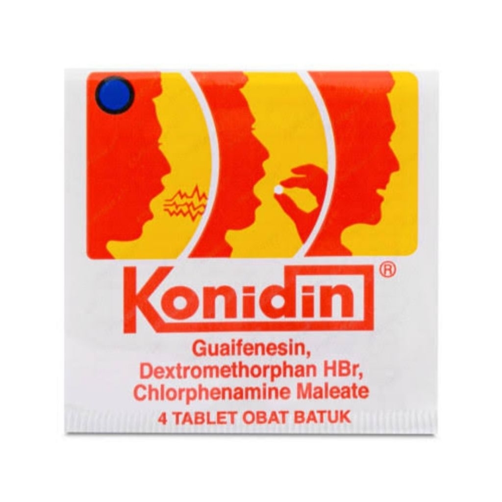 KONIDIN tablet obat batuk 1 strip @ 4 tablet