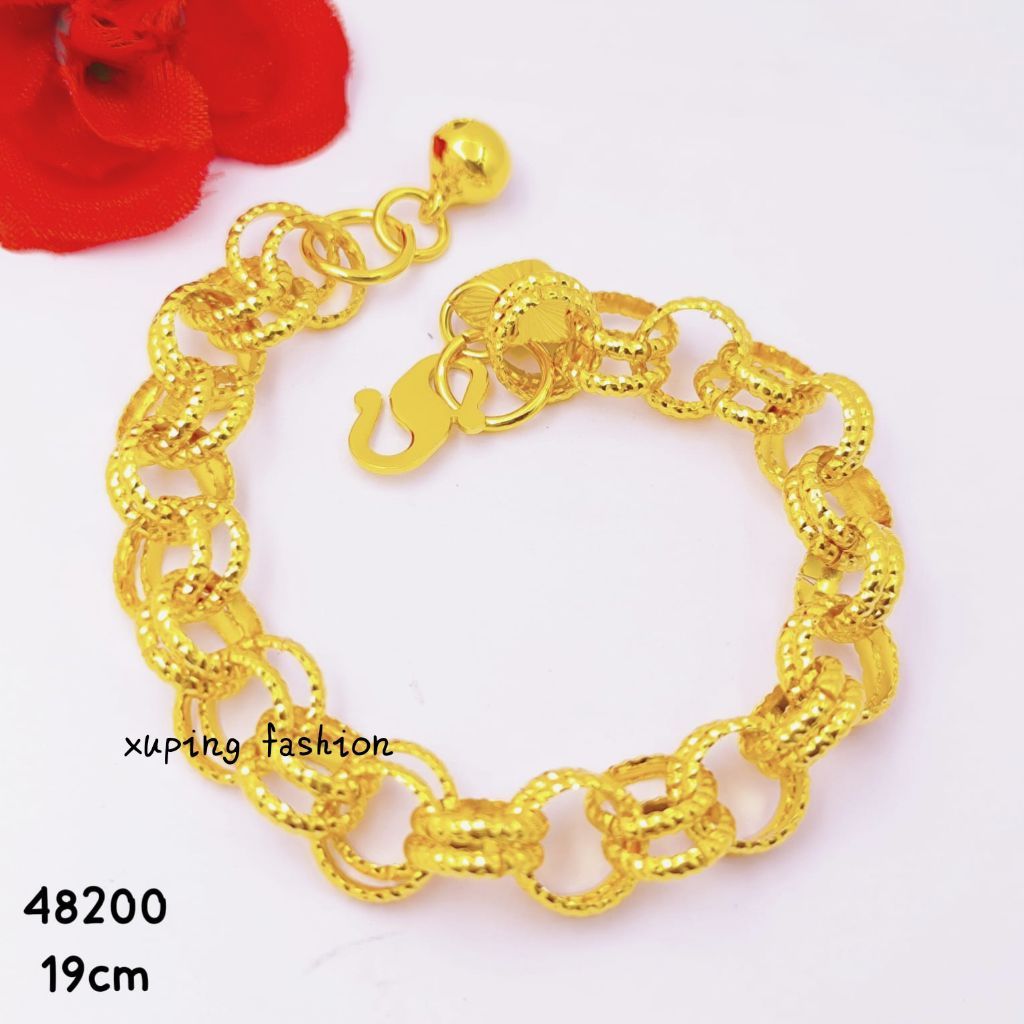 gelang tangan rantai Dubay gold mewah