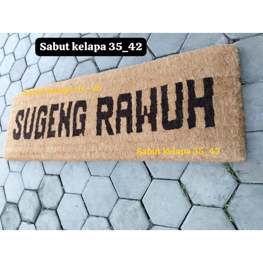 keset sabut kelapa SUGENG RAWUH