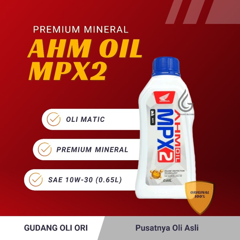 OLI MATIC HONDA AHM MPX2 0.65 KECIL ORI