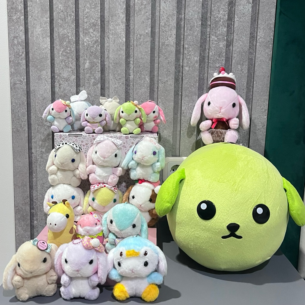 (BACA DESC DI FOTO) plush & keychain loppy amuse, big mameshiba plush