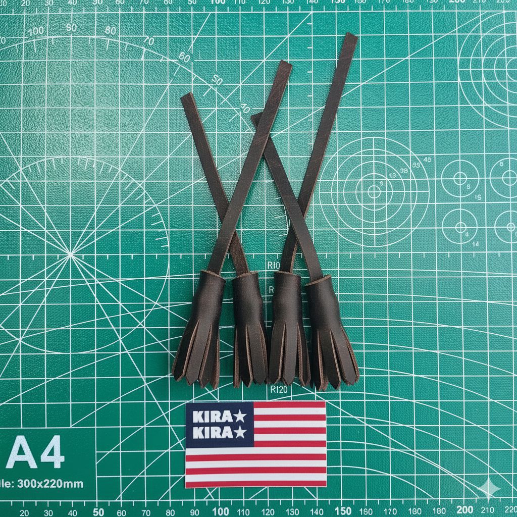 Aksesoris Gantungan / Bandul / Rumbai untuk Dr. Martens Adrian Tassel Loafer Red Arcadia Black Smoot